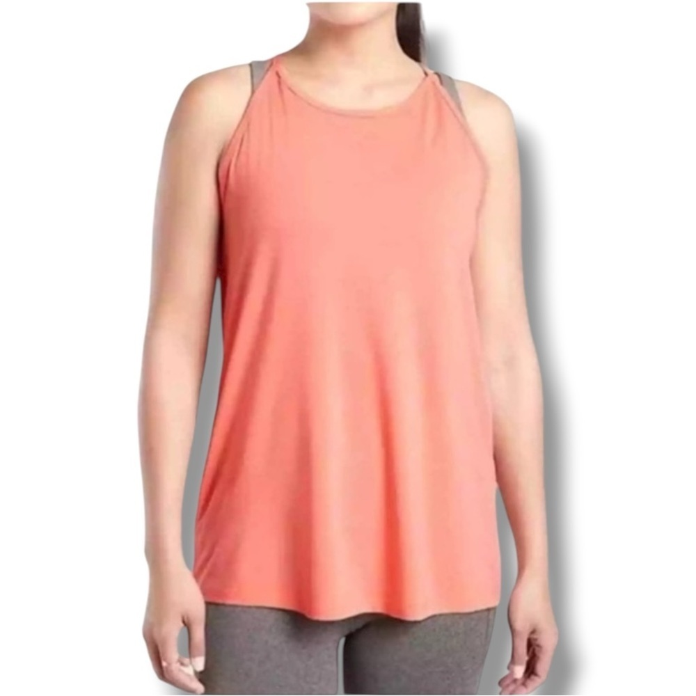 NWT ATHLETA Yin Tank - Island Coral Plus 1X - Picture 1 of 10
